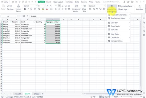 how to input rules in excel