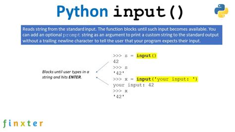 how to input values in python