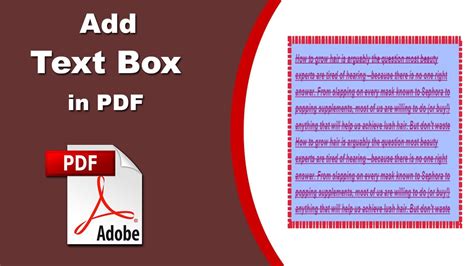 how to input words in pdf