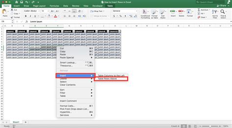 how to insert 10 rows at once in excel
