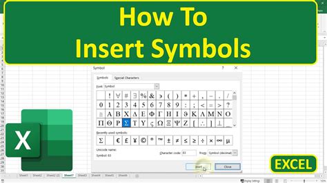 how to insert 3/4 symbol in excel