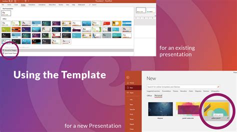how to insert a custom template in powerpoint