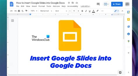 how to insert a document into google slides
