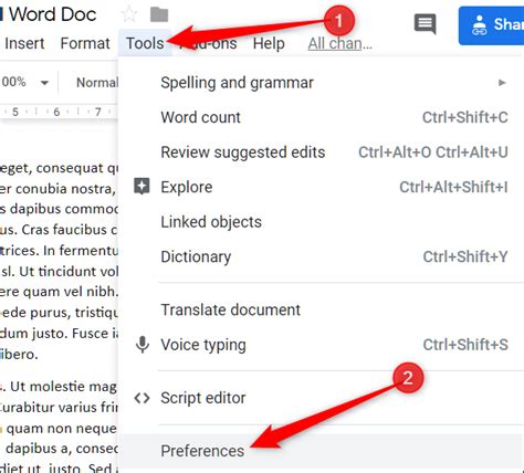 how to insert a hyphen in google docs