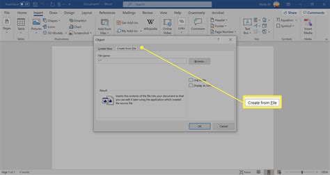 how to insert a pdf file in word document
