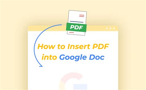 how to insert a pdf page into google docs