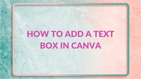 how to insert a photo box in canva