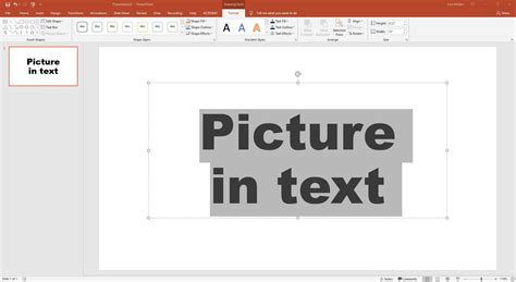 how to insert a picture into text in powerpoint