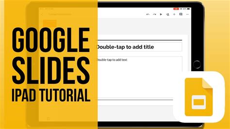 how to insert a video on google slides on an ipad