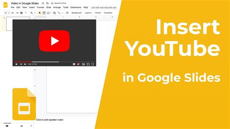 how to insert a youtube video into google slides