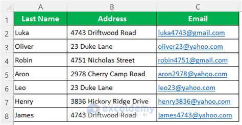 how to insert address in word from excel