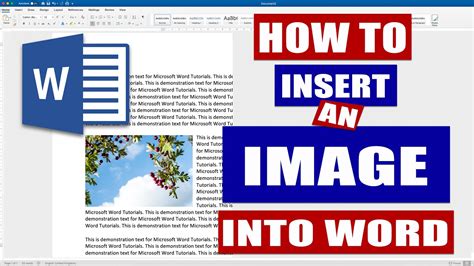how to insert an image in word file