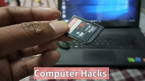 how to insert camera memory card in pc