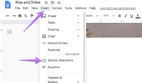 how to insert check box on google docs