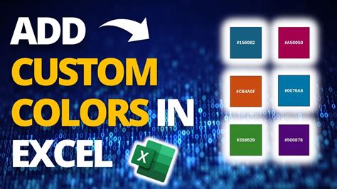 how to insert color theme in excel