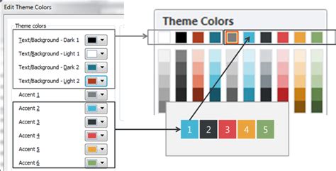 how to insert colour palette in powerpoint
