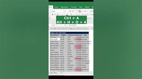 how to insert column in excel without using mouse
