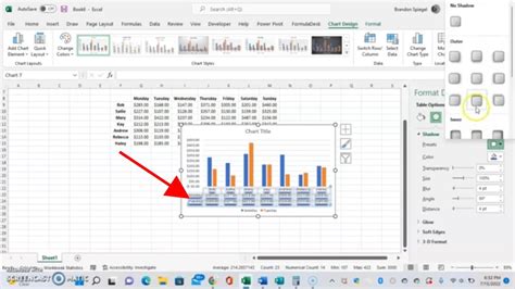 how to insert data in excel graph