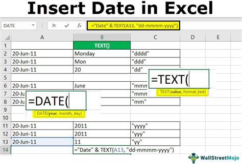 how to insert date in excel sheet automatically