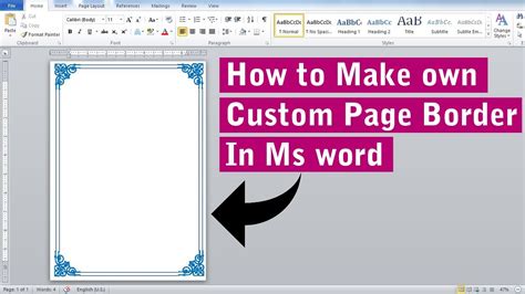 how to insert design in word