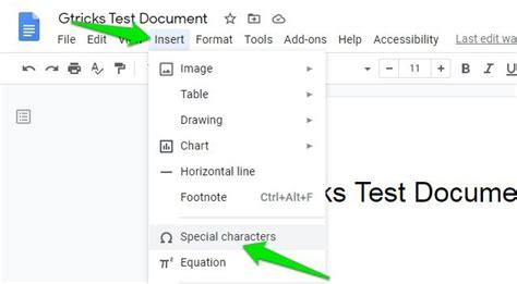 how to insert em dash on google slides