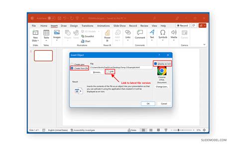 how to insert embedded code in powerpoint