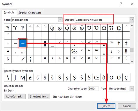 how to insert en dash in word on mac