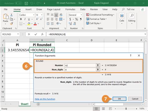 how to insert formula in excel cell
