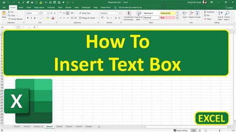 how to insert help text in excel