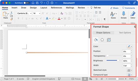 how to insert horizontal division line in word