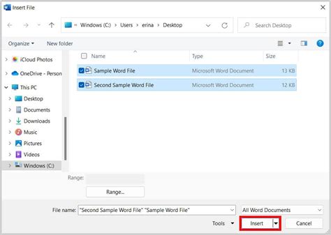 how to insert illustrator file into word