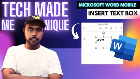 how to insert in word mobile