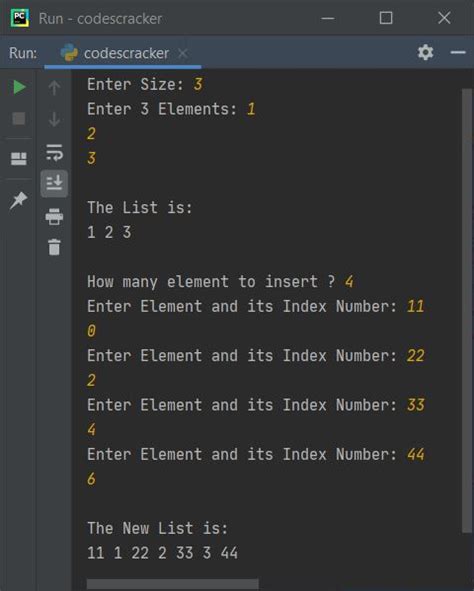 how to insert multiple values in list in python