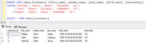 how to insert multiple values in sql insert statement