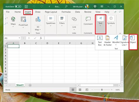 how to insert pdf in excel worksheet