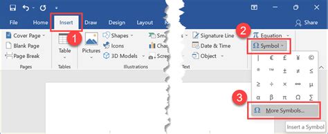 how to insert pipe symbol in word
