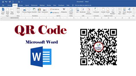 how to insert qr code in ms word