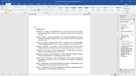 how to insert reference hyperlink in word