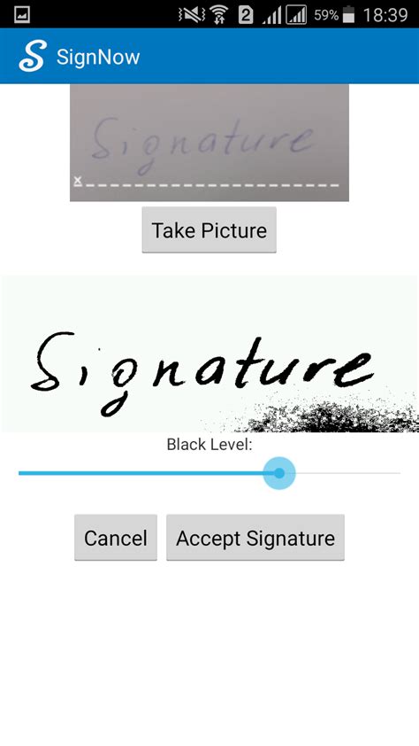 how to insert signature image in word mobile