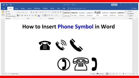 how to insert symbols in word mobile