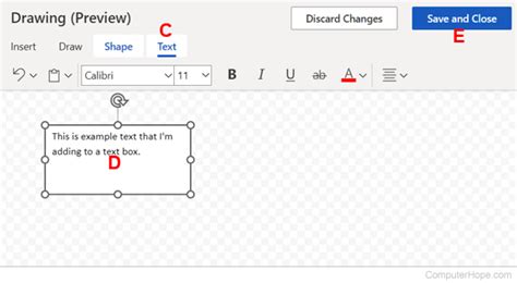 how to insert text box in microsoft word online