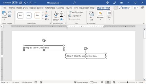 how to insert text box in word mobile