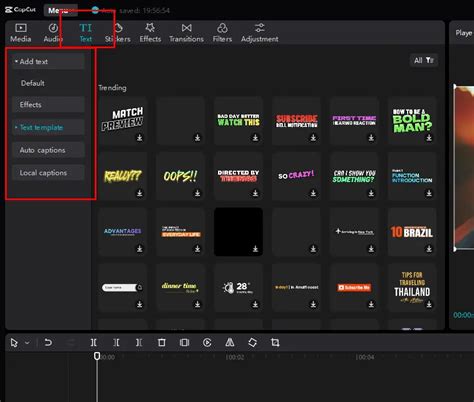 how to insert text in capcut