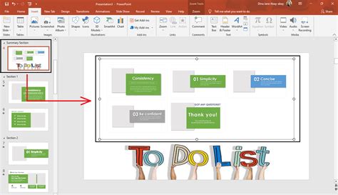 how to insert thumbnail image in powerpoint