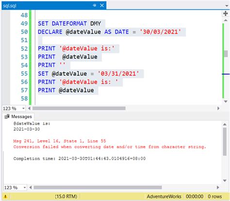 how to insert values in date format in sql