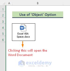 how to insert word document link in excel