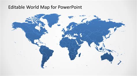 how to insert world map in powerpoint 2016