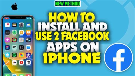 how to install 2 facebook app on iphone