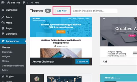 how to install a child theme in wordpress