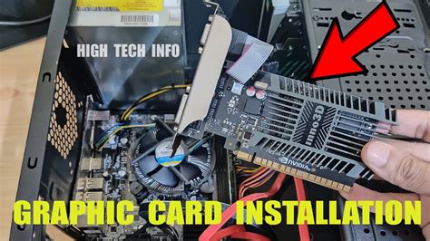 how to install a graphics card into a prebuilt pc
